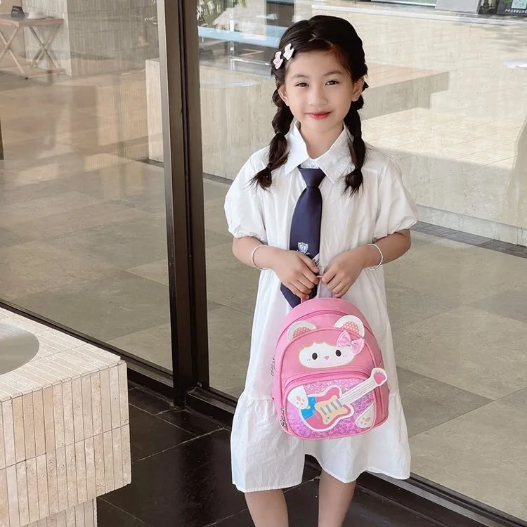 Kid'S Nylon Cartoon Cute Square Zipper Functional Backpack display picture 29