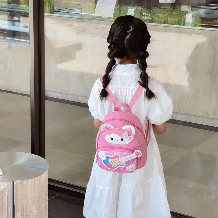 Kid'S Nylon Cartoon Cute Square Zipper Functional Backpack display picture 30