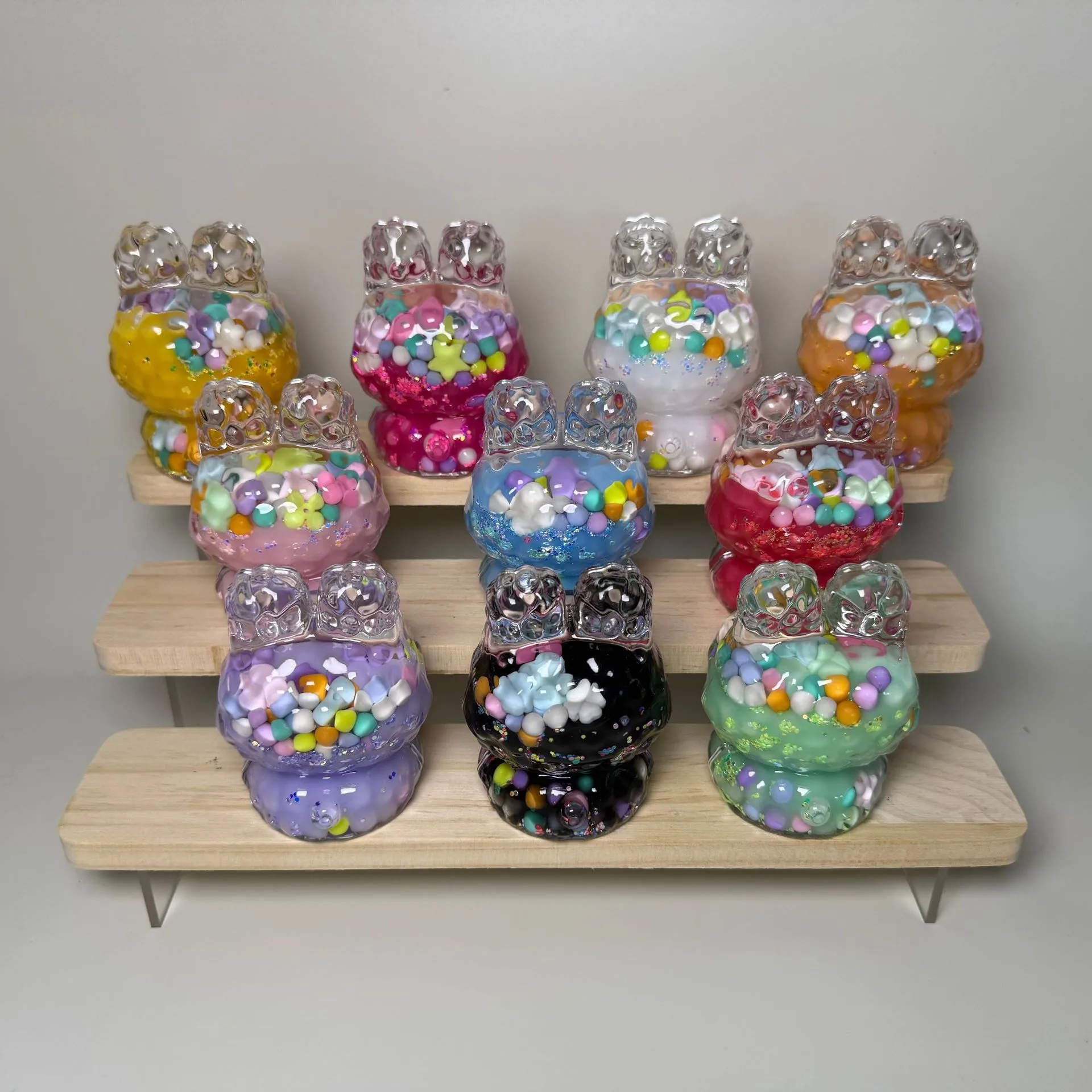 Tiktok Master Popular Large 8.6cm Lilisi Oil Quicksand DIY Ornament Trendy Play Decoration Blind Box display picture 2
