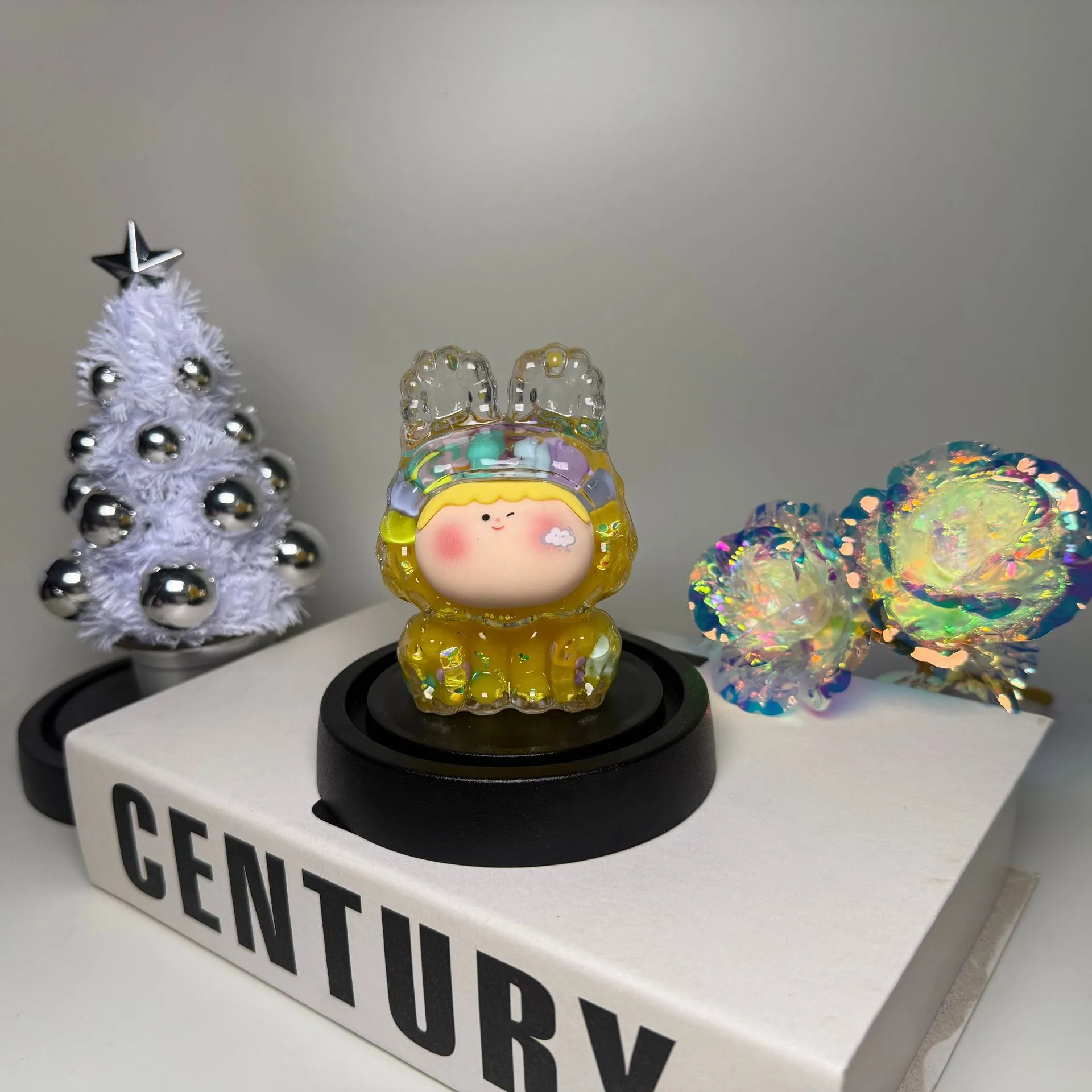 Tiktok Master Popular Large 8.6cm Lilisi Oil Quicksand DIY Ornament Trendy Play Decoration Blind Box display picture 9