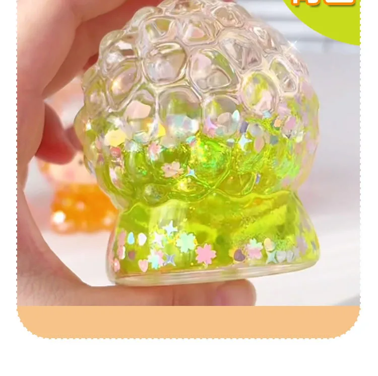 Acrylic Luminous Three-Dimensional Popular Fruit Baby Quicksand Small Ornaments Fruit Girl Oil Cartoon Creative DIY Fashion display picture 2