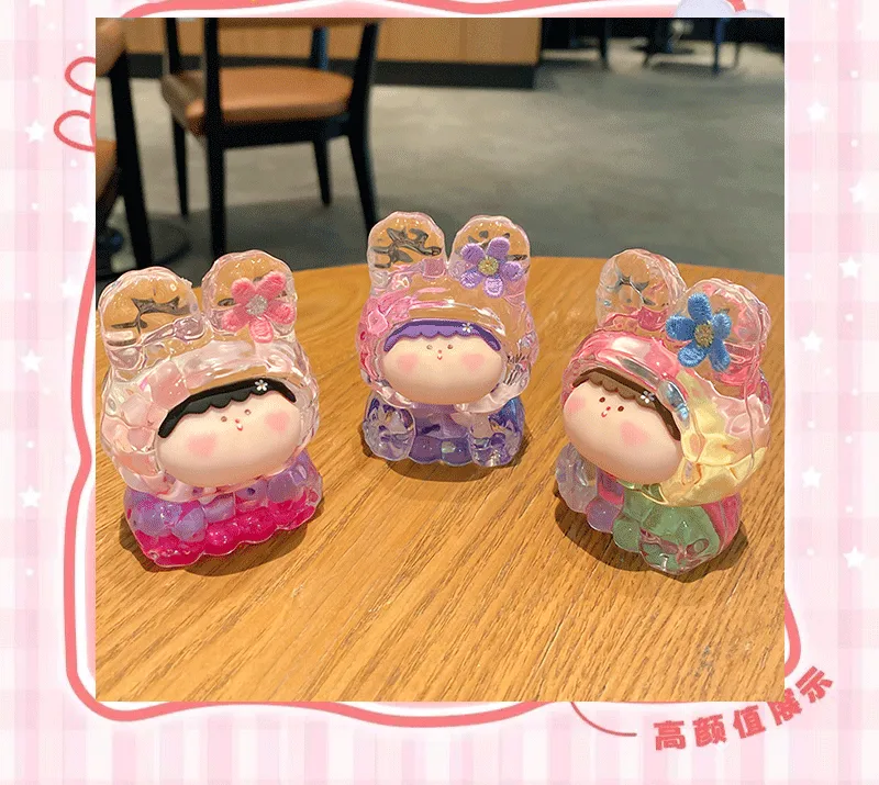 Creative Li Si Lilisi Macaron Super Cute Cartoon Modeling Quicksand Oil-Filled Decoration Blind Bag Wholesale display picture 1