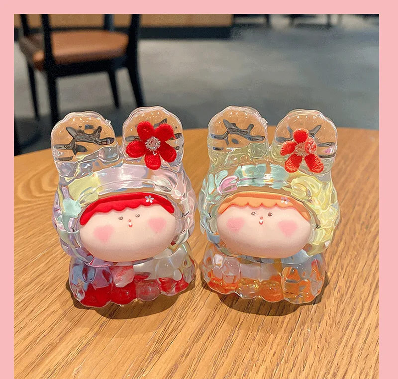 Creative Li Si Lilisi Macaron Super Cute Cartoon Modeling Quicksand Oil-Filled Decoration Blind Bag Wholesale display picture 3