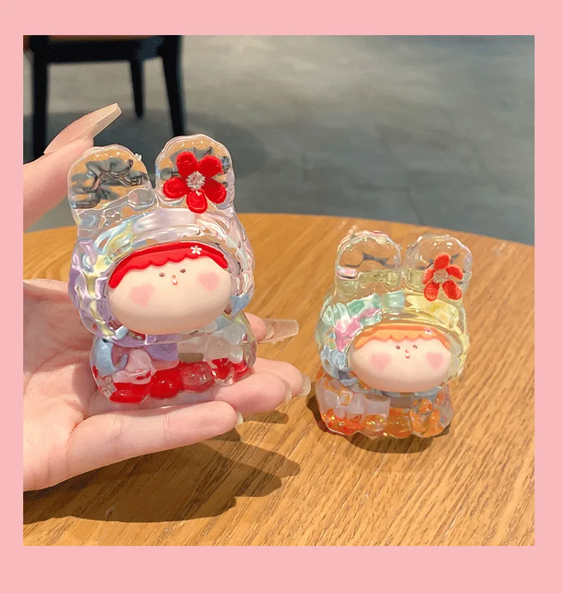 Creative Li Si Lilisi Macaron Super Cute Cartoon Modeling Quicksand Oil-Filled Decoration Blind Bag Wholesale display picture 4