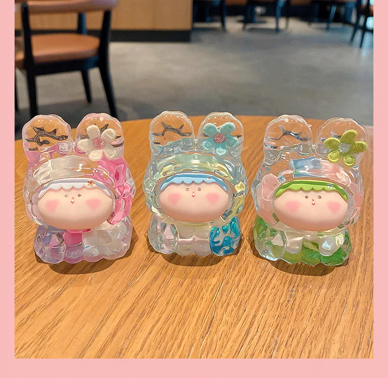 Creative Li Si Lilisi Macaron Super Cute Cartoon Modeling Quicksand Oil-Filled Decoration Blind Bag Wholesale display picture 5