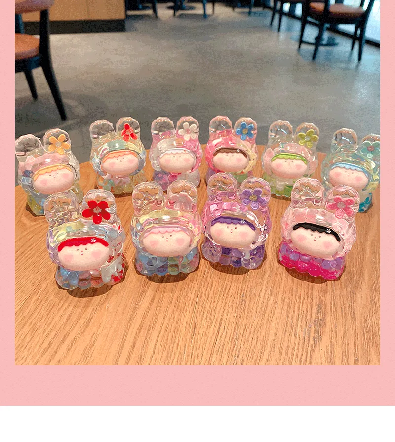 Creative Li Si Lilisi Macaron Super Cute Cartoon Modeling Quicksand Oil-Filled Decoration Blind Bag Wholesale display picture 6