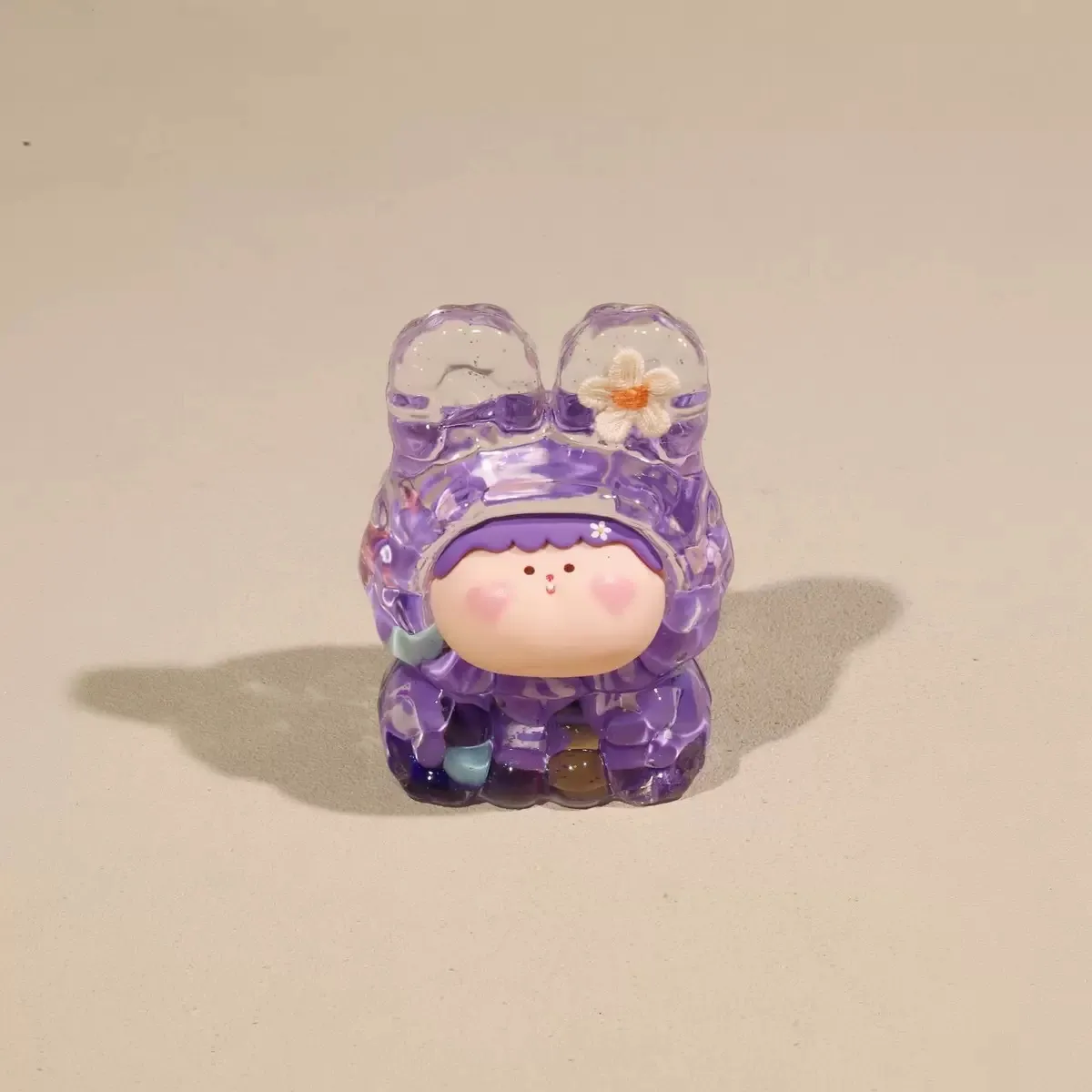Internet Hot M Bean Lilisi Rabbit Head Oil Colorful M Bean Flash Decoration DIY Fashion Play Blind Box Creative Ornament display picture 7