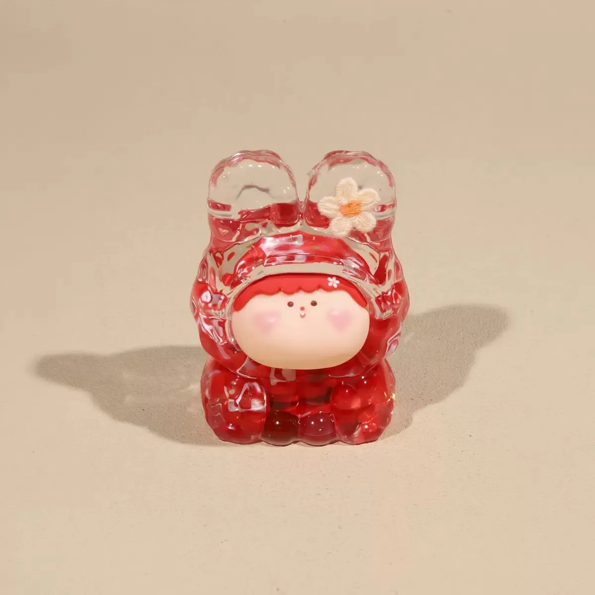 Internet Hot M Bean Lilisi Rabbit Head Oil Colorful M Bean Flash Decoration DIY Fashion Play Blind Box Creative Ornament display picture 9