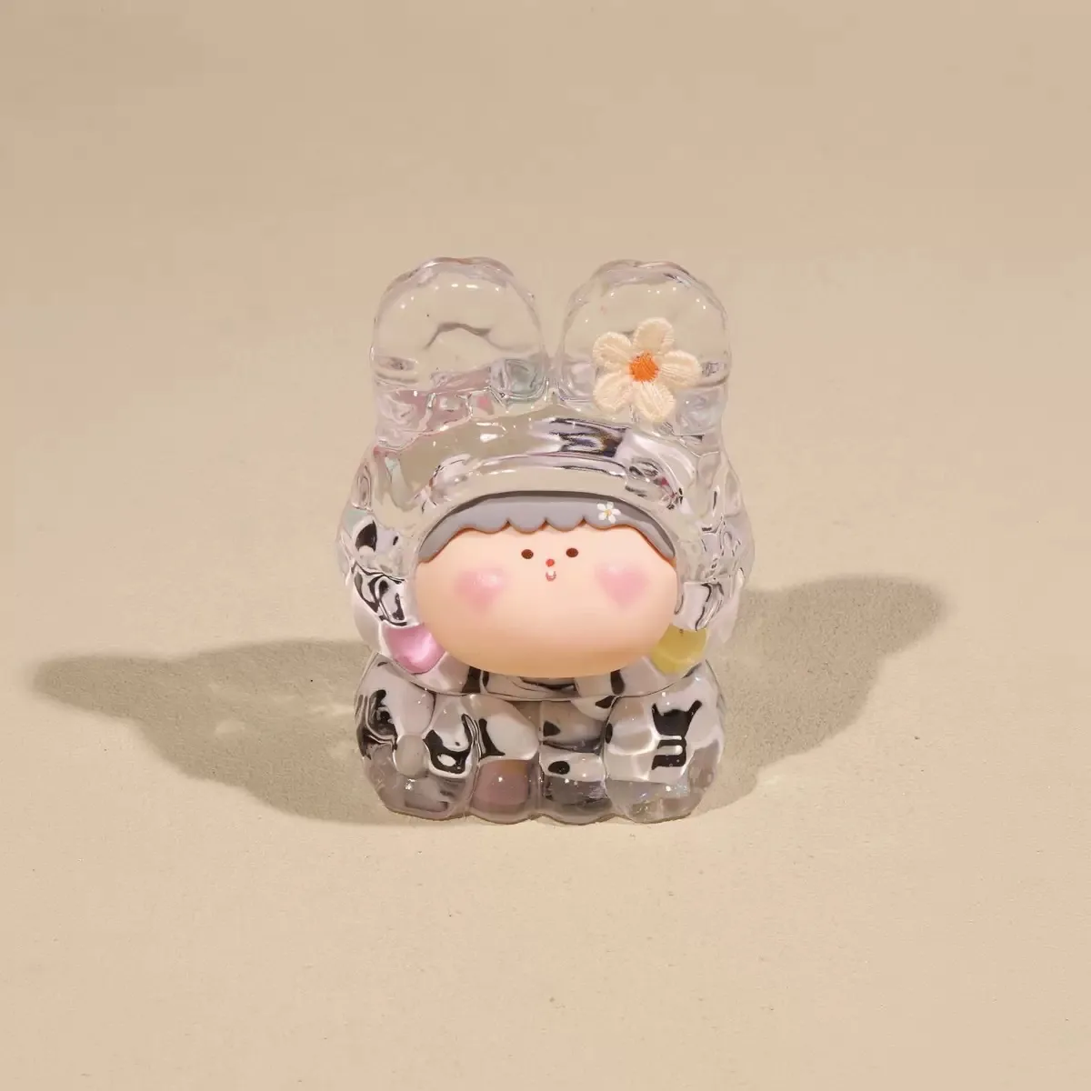 Internet Hot M Bean Lilisi Rabbit Head Oil Colorful M Bean Flash Decoration DIY Fashion Play Blind Box Creative Ornament display picture 11