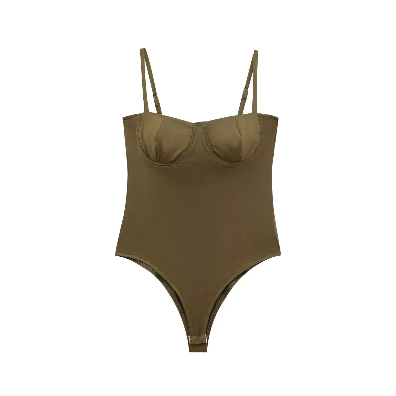 Women's Clothing Hot Sale At  Silk Satin Textured Underwear Jumpsuit display picture 2