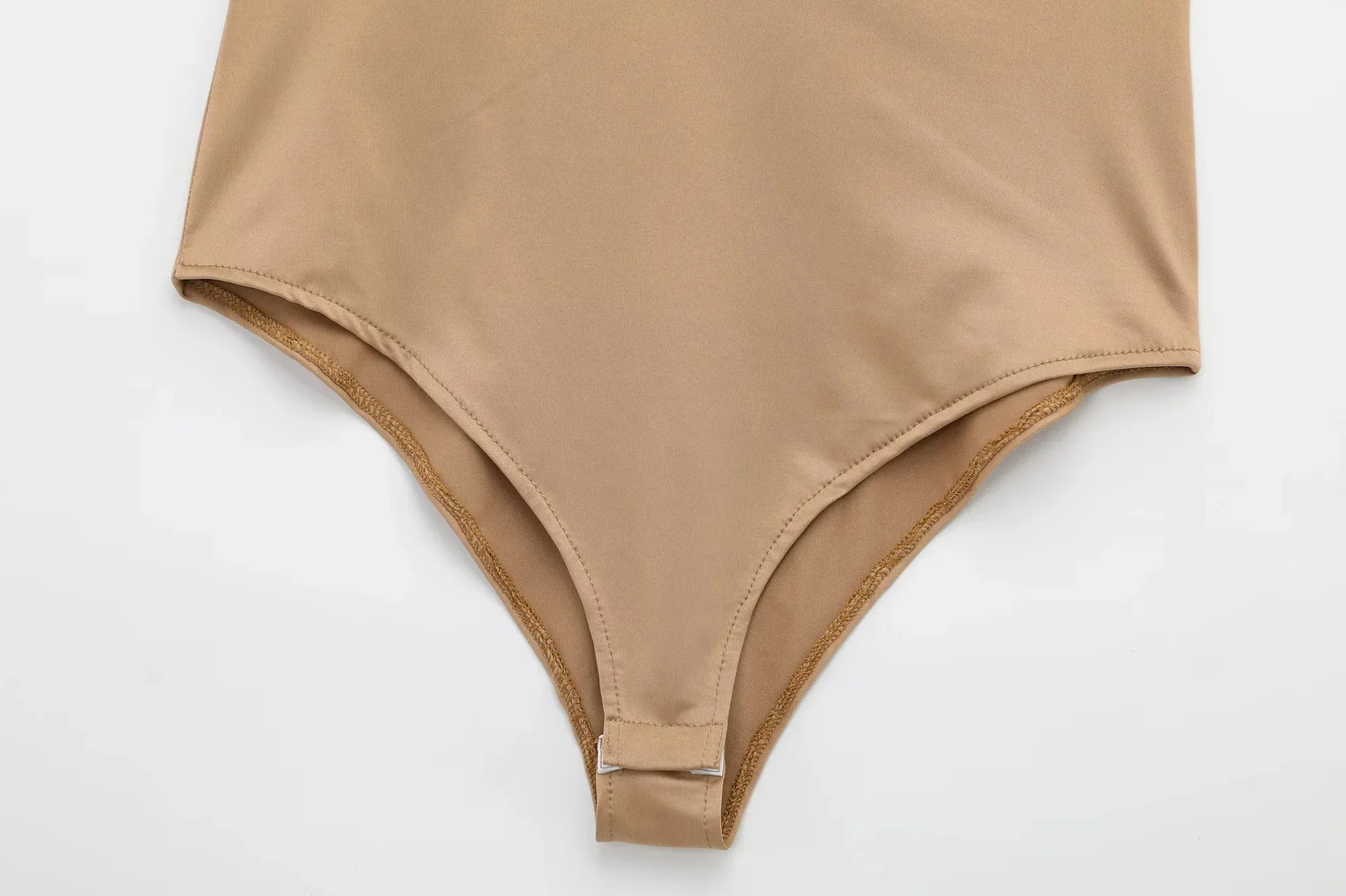 Women's Clothing Hot Sale At  Silk Satin Textured Underwear Jumpsuit display picture 9