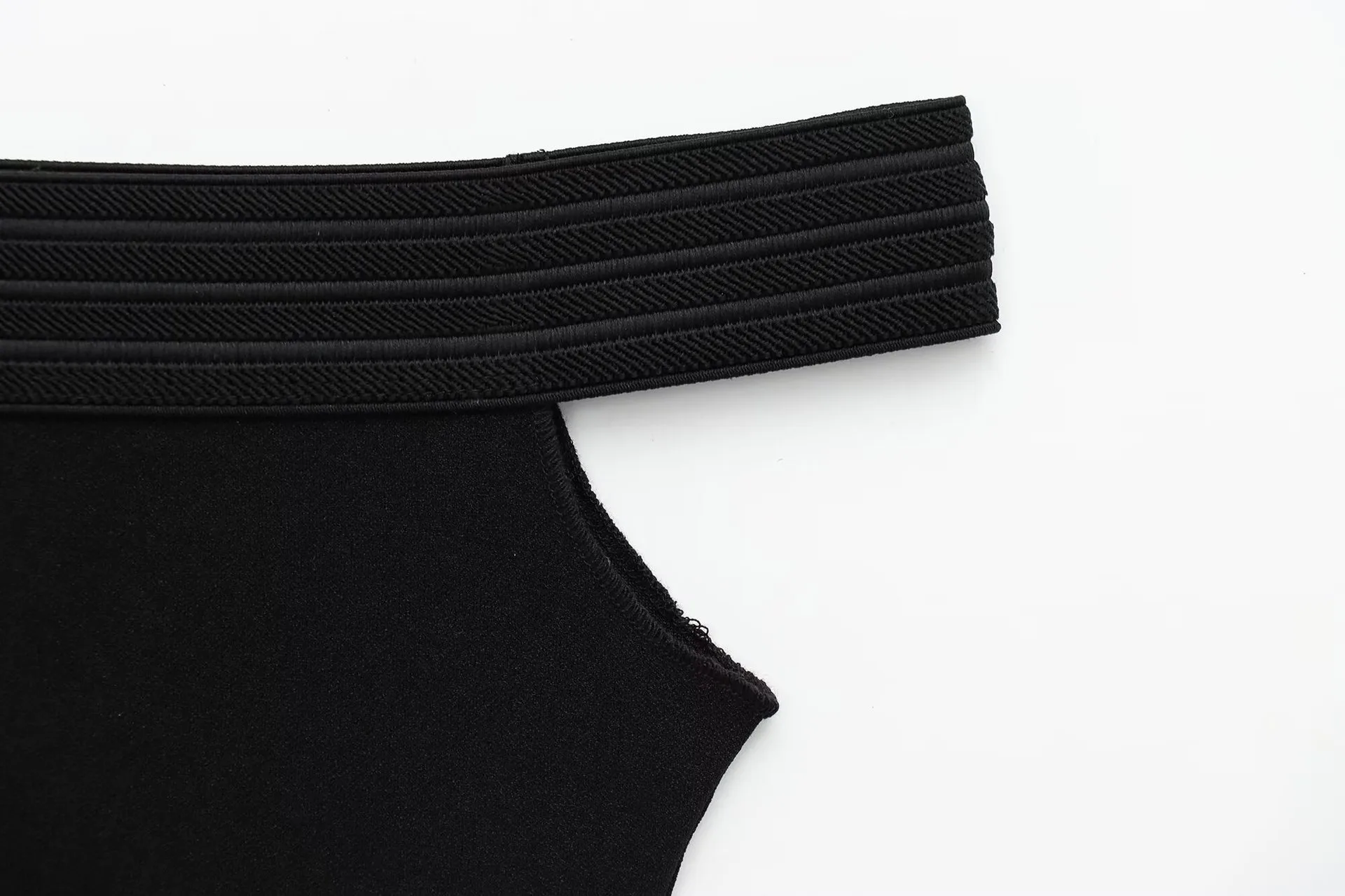 Women's Clothing Hot Sale At  Off-Shoulder Sleeveless Knitted Vest Jumpsuit display picture 4