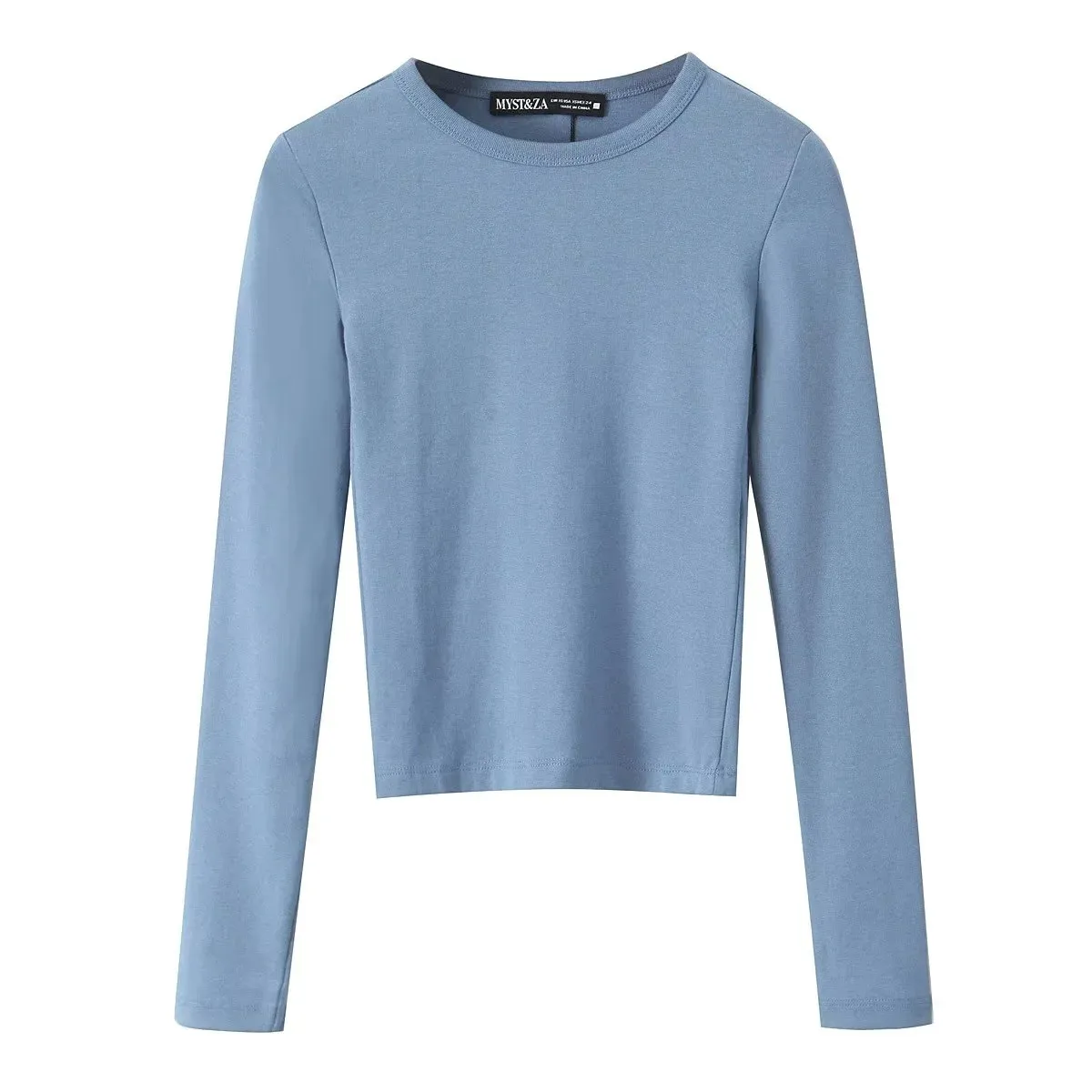 Women's Clothing Hot Sale At  Modal Blended Long-Sleeved T-shirt display picture 7