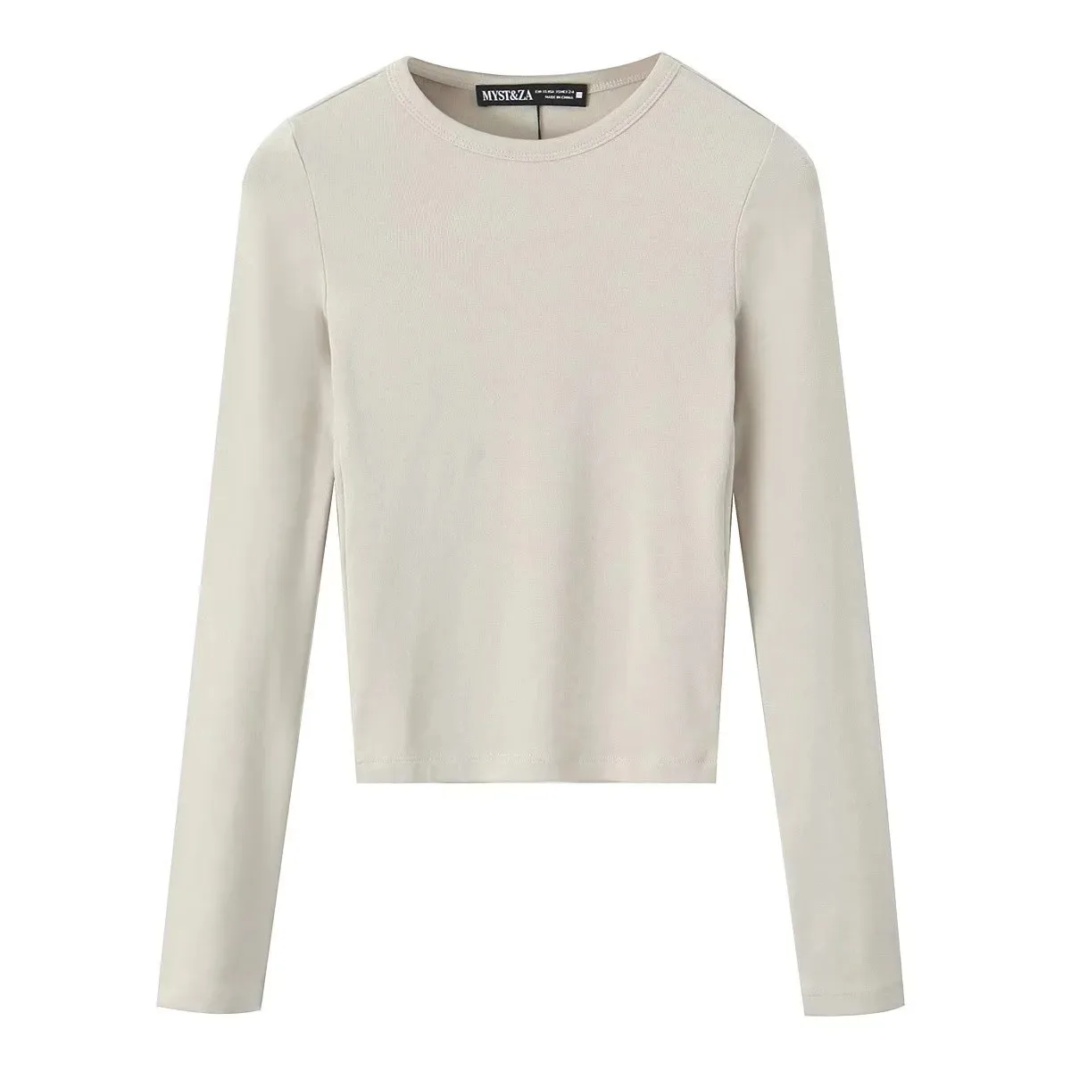 Women's Clothing Hot Sale At  Modal Blended Long-Sleeved T-shirt display picture 3