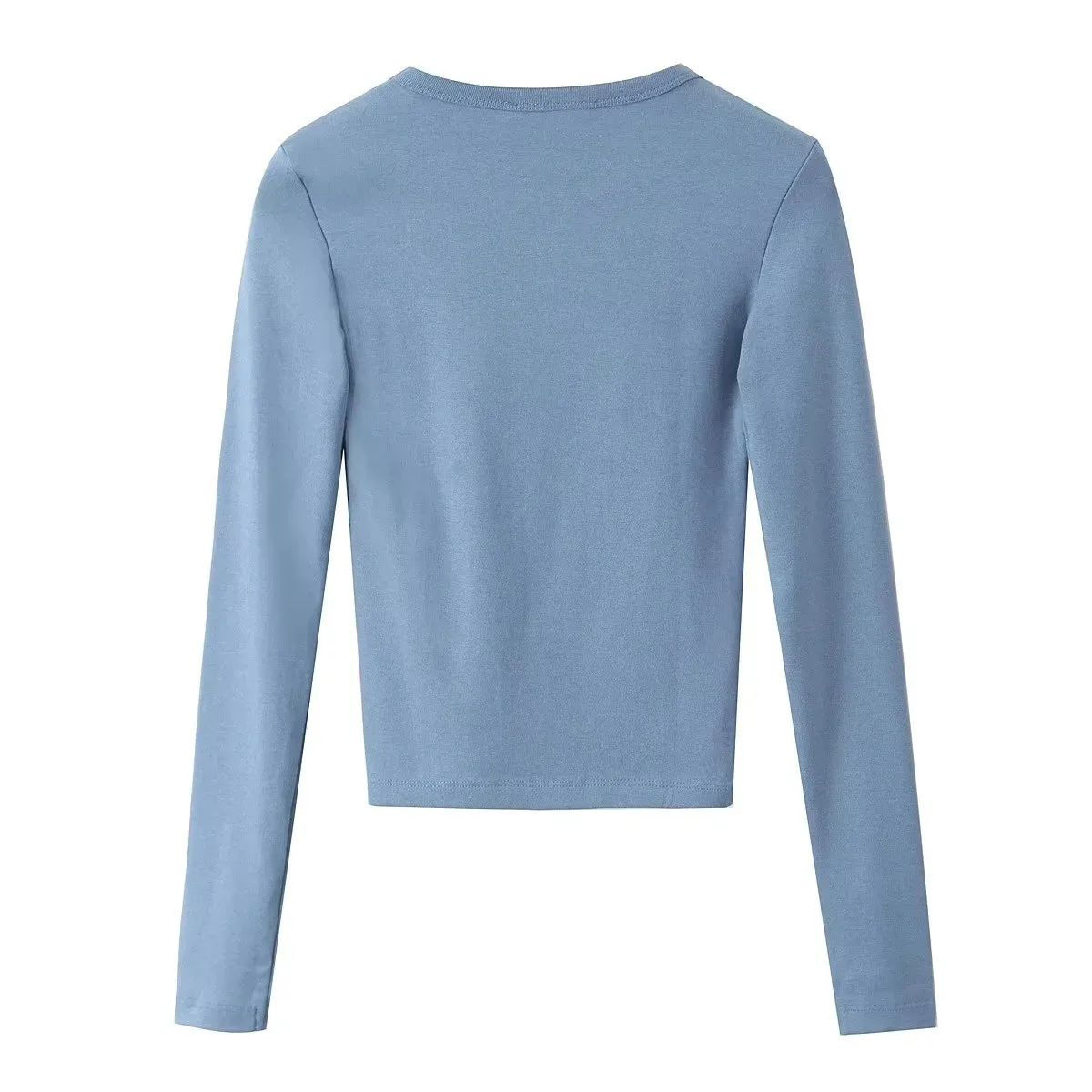 Women's Clothing Hot Sale At  Modal Blended Long-Sleeved T-shirt display picture 8