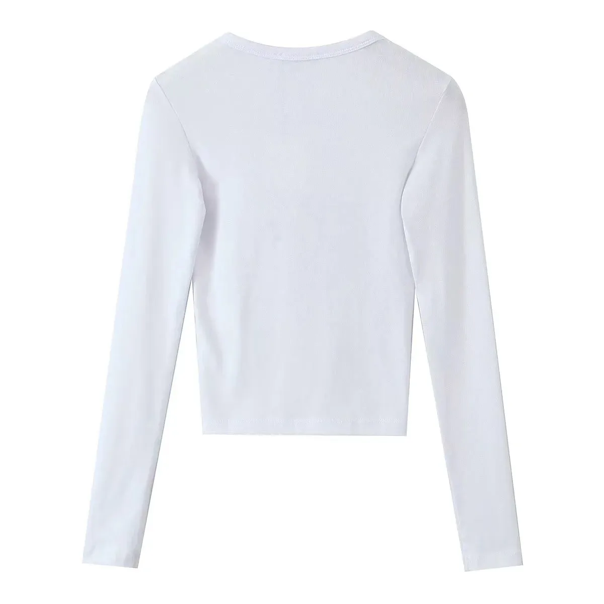 Women's Clothing Hot Sale At  Modal Blended Long-Sleeved T-shirt display picture 12