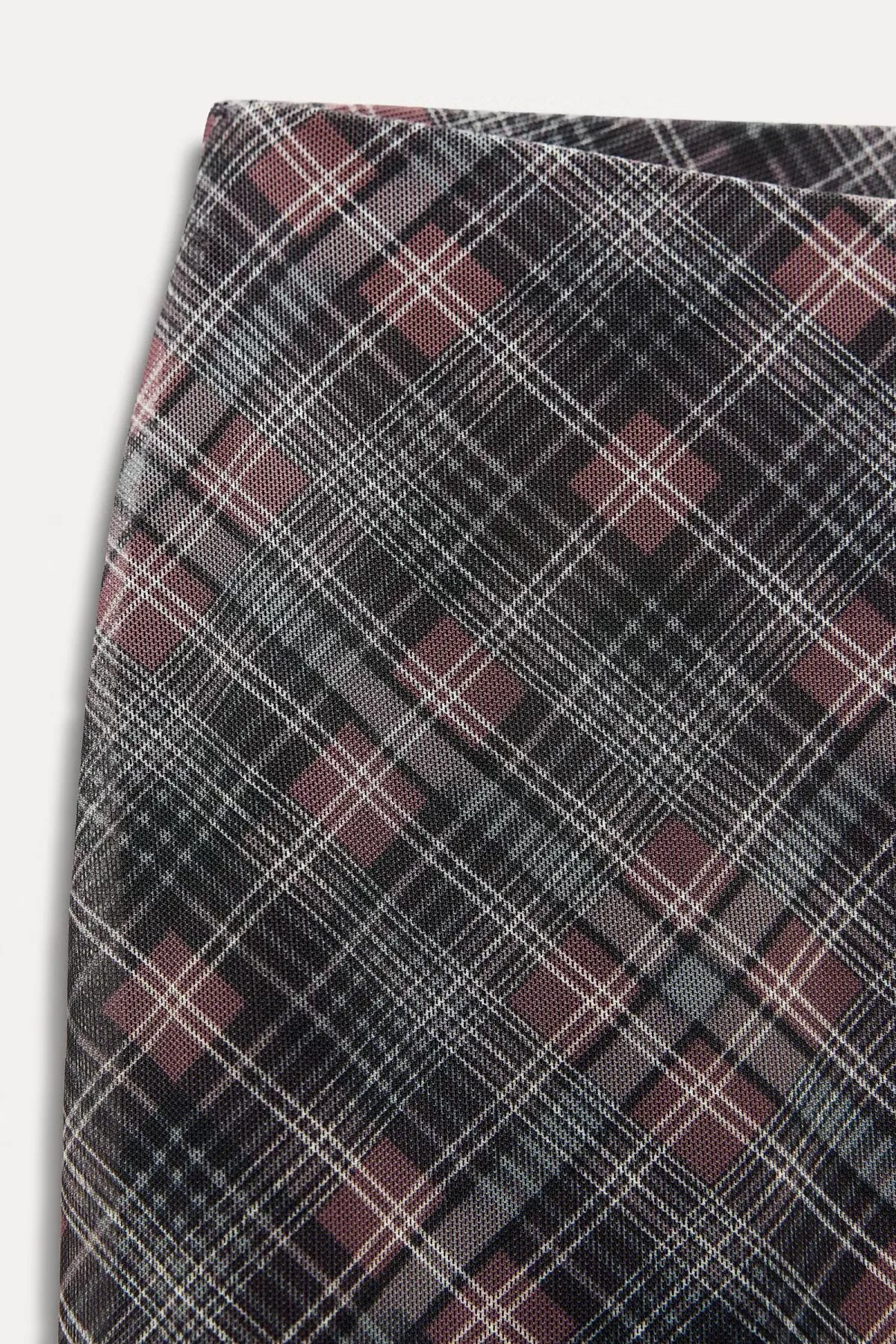 Women's Clothing  Ins Best-Selling Leisure All-Match A- Line Hem Plaid Silk Net Skirt display picture 10