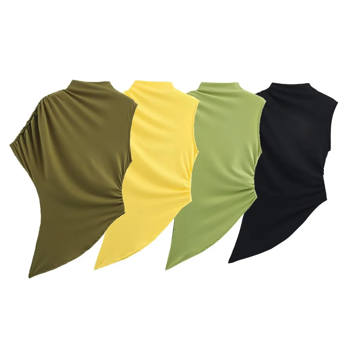 Women's Clothing  Top-Selling Product Fashion Asymmetric Design Elegant Versatile Top display picture 1