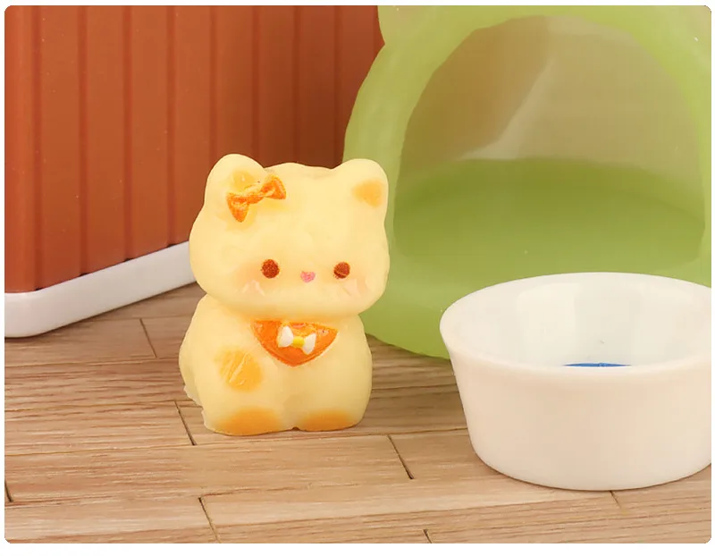Cartoon Cute Kitty DIY Ornaments Micro Landscape Ornaments Gardening Decorative Resin Crafts Desktop Small Ornaments display picture 5