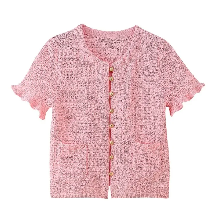 Exclusive For   Women's Clothing  Ins Popular Knitted Coat Tank-Top Stitching Hem Skirt display picture 5