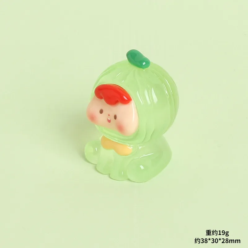 High Transparent Resin Four Generation Fruit Baby Cute Grain DIY Ornament Accessories Creative Desktop And Car-Mounted Small Ornaments Doll display picture 10