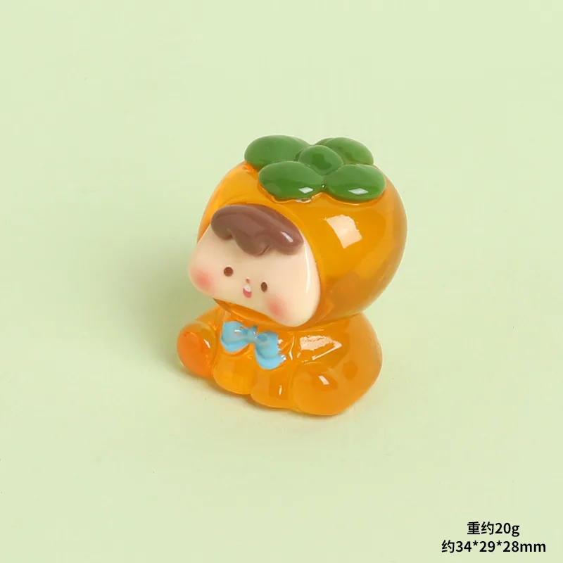 High Transparent Resin Four Generation Fruit Baby Cute Grain DIY Ornament Accessories Creative Desktop And Car-Mounted Small Ornaments Doll display picture 12