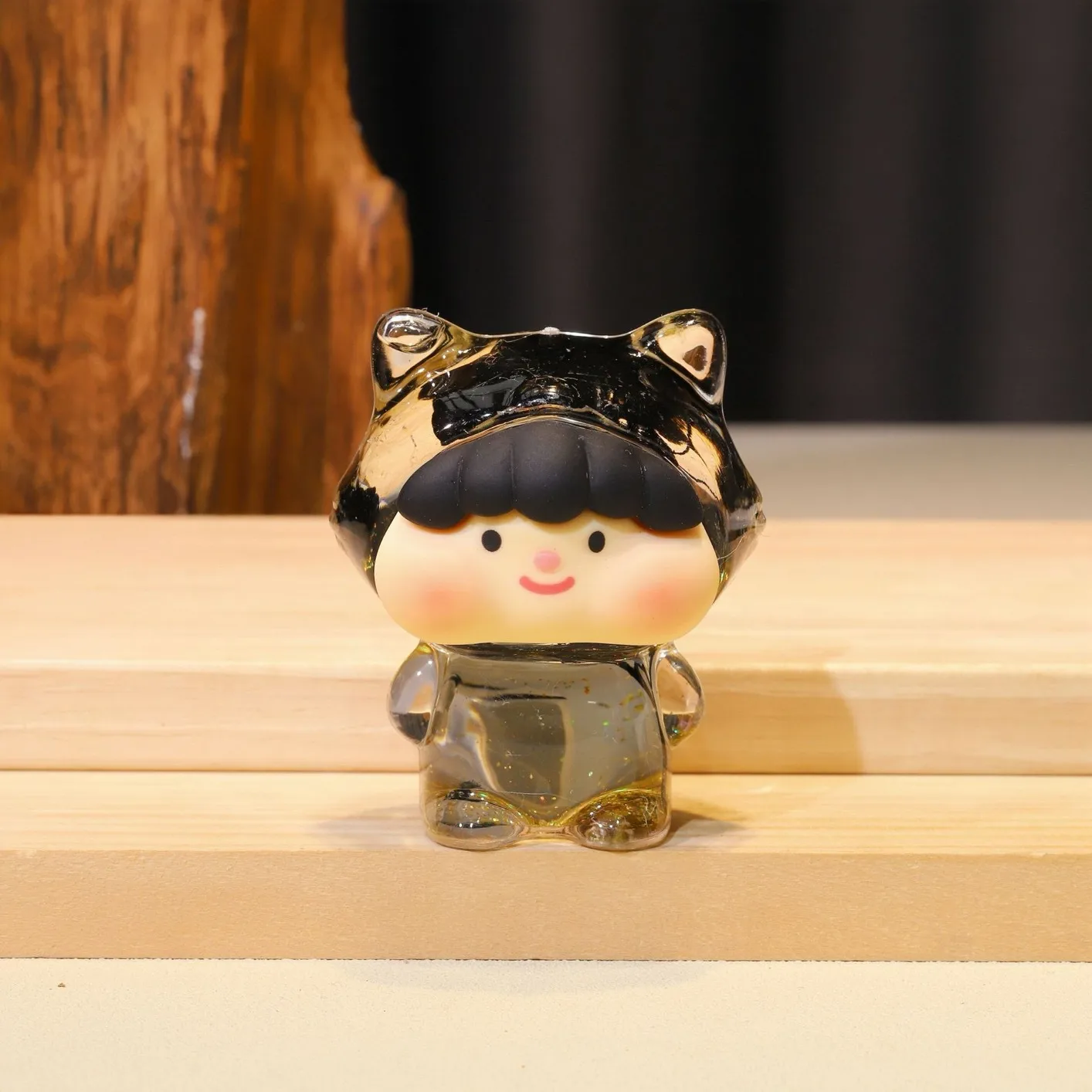 Tiktok Same Style Thin And Glittering Dried Flower Fox Cute Unforgettable Fantasy Oil Quicksand Decoration Creative Toy Gift Essentials display picture 8