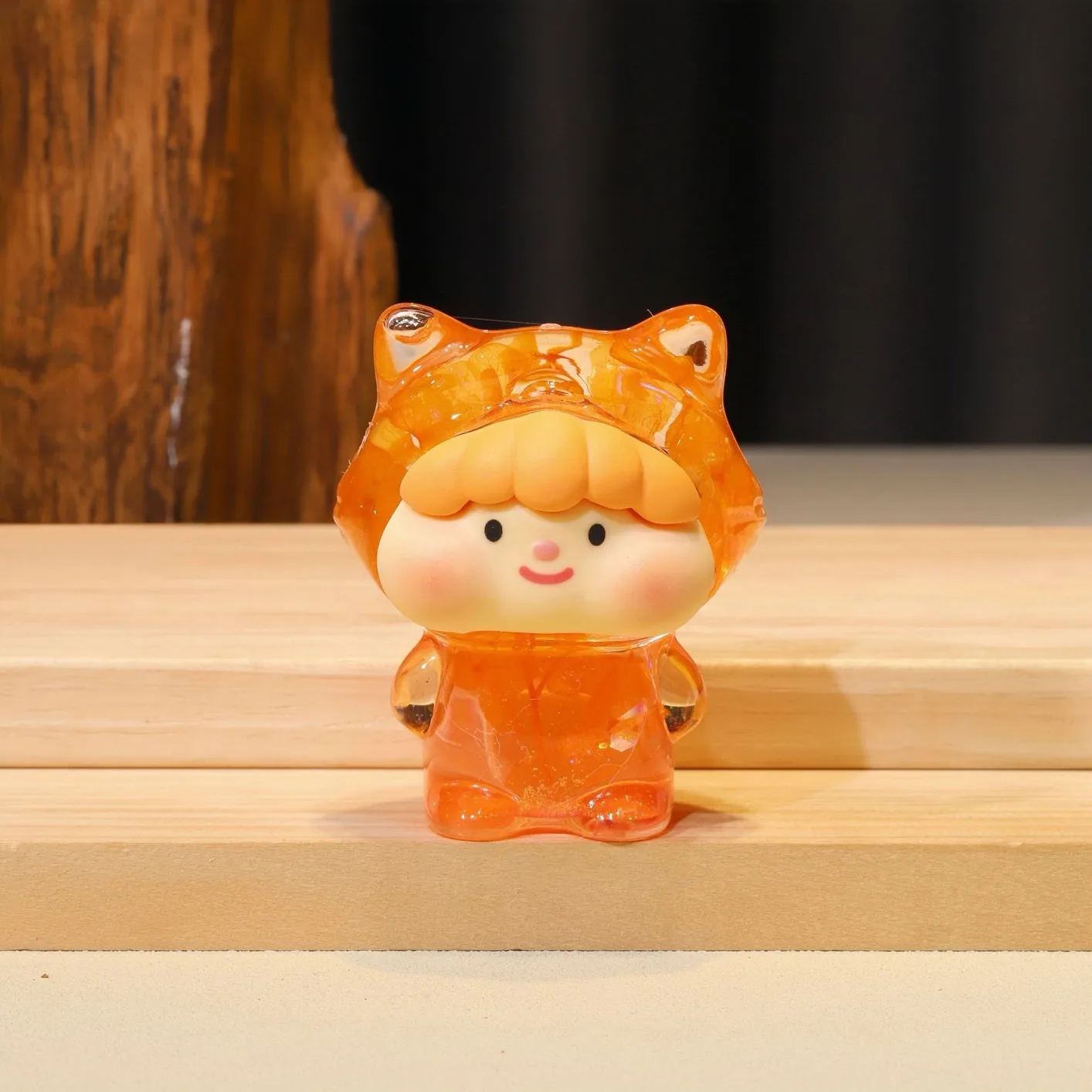 Tiktok Same Style Thin And Glittering Dried Flower Fox Cute Unforgettable Fantasy Oil Quicksand Decoration Creative Toy Gift Essentials display picture 9