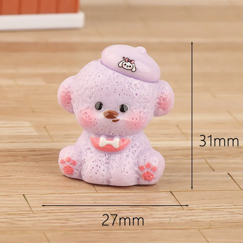 Cartoon Cute Puppy DIY Ornaments Micro Landscape Ornaments Gardening Decorative Resin Crafts Desktop Small Ornaments display picture 8