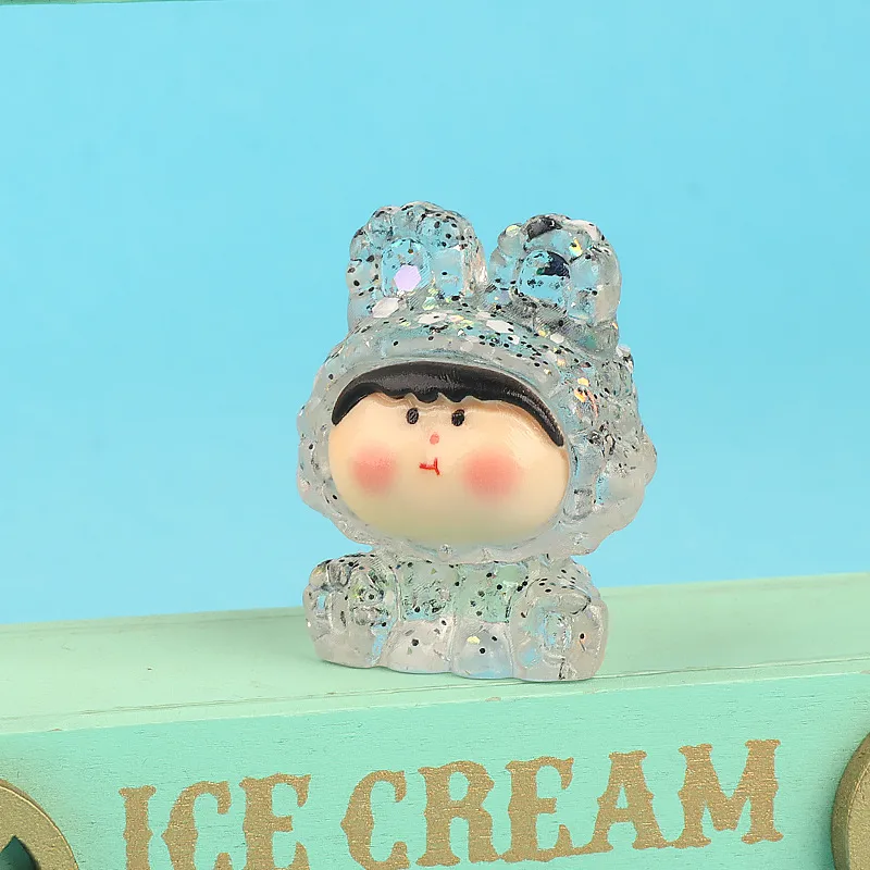 Three-Dimensional Glitter Girl Decoration Resin Jewelry Accessories Tik Tok Live Stream Cute Tablet Desktop Decoration Small Gift Wholesale display picture 5