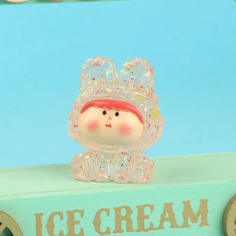 Three-Dimensional Glitter Girl Decoration Resin Jewelry Accessories Tik Tok Live Stream Cute Tablet Desktop Decoration Small Gift Wholesale display picture 9