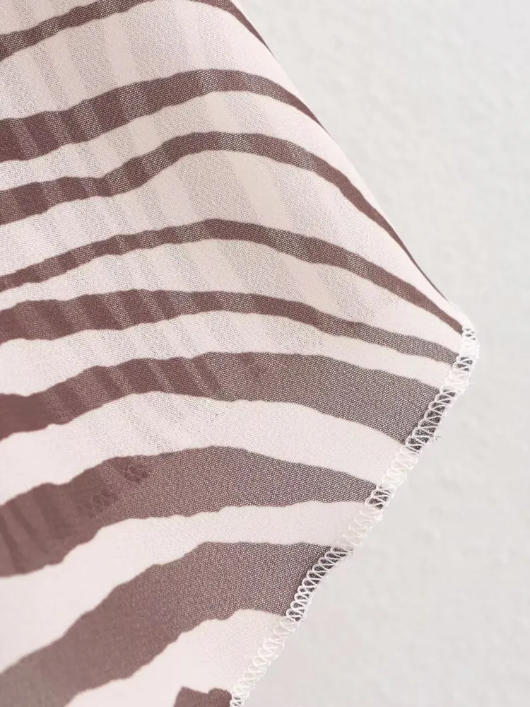 Women's Clothing  Ins Popular Laminated Animal Print Lace-up Vest Skirt display picture 11