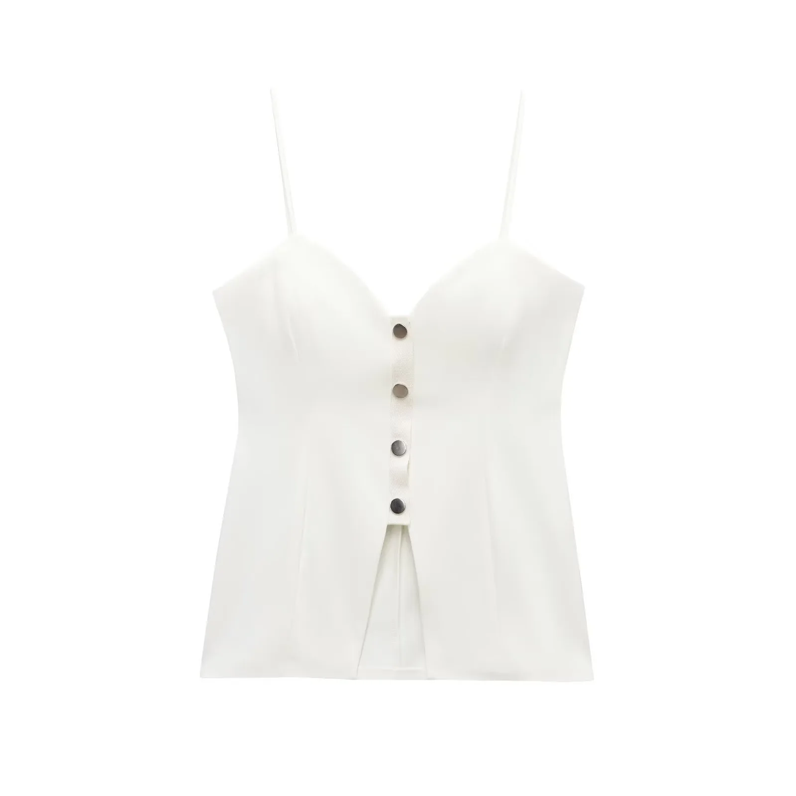 Women's Clothing  Ins Popular Crepe Sling Top display picture 4