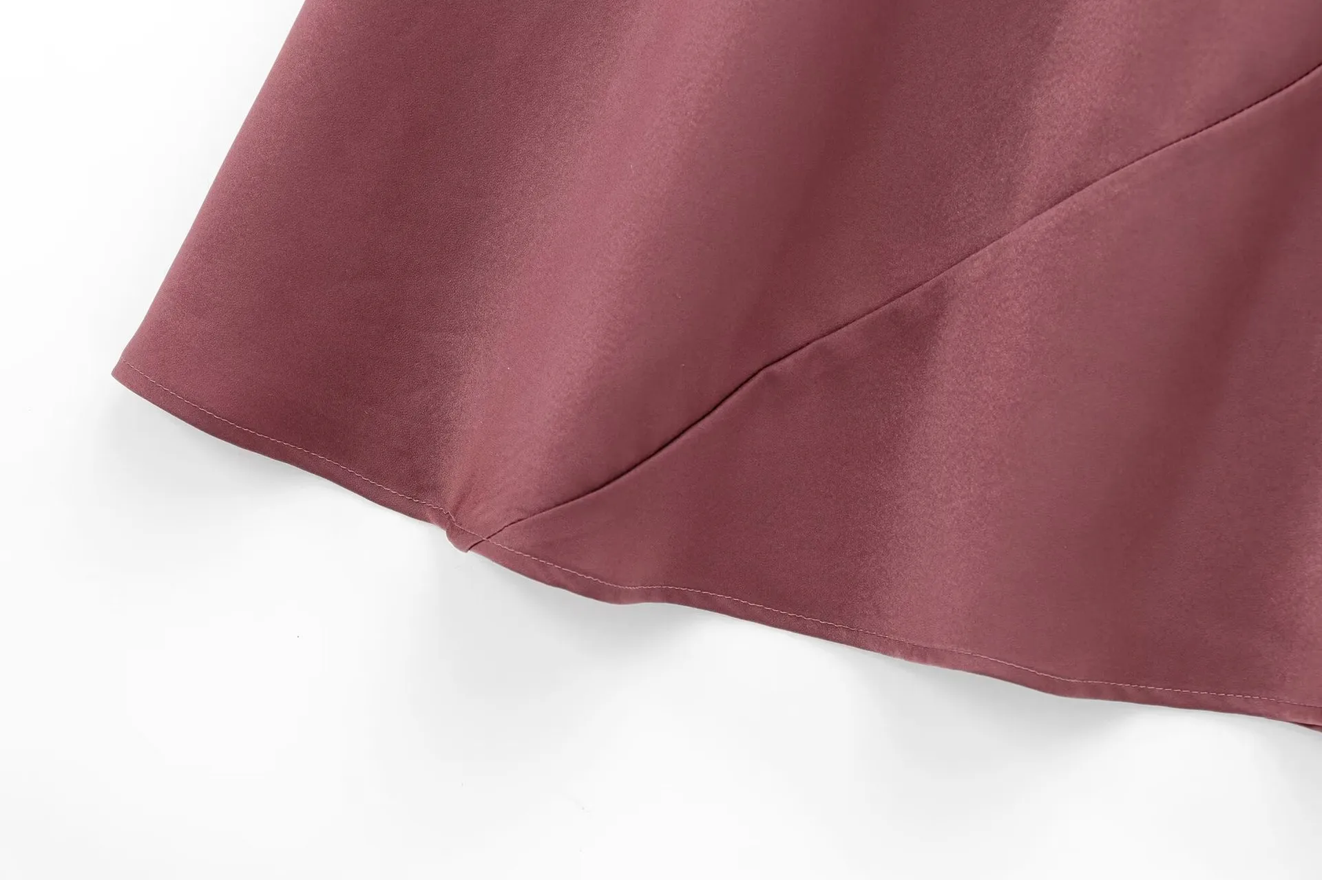 Women's Clothing  Ins Popular Silk Satin Texture Midi Dress display picture 10