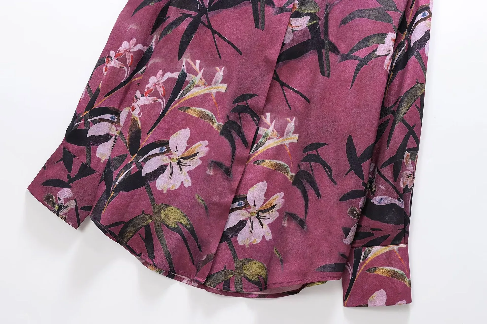 Women's Clothing Hot Sale At  Fashion Casual Long Sleeve Lapel Drape Shirt display picture 6