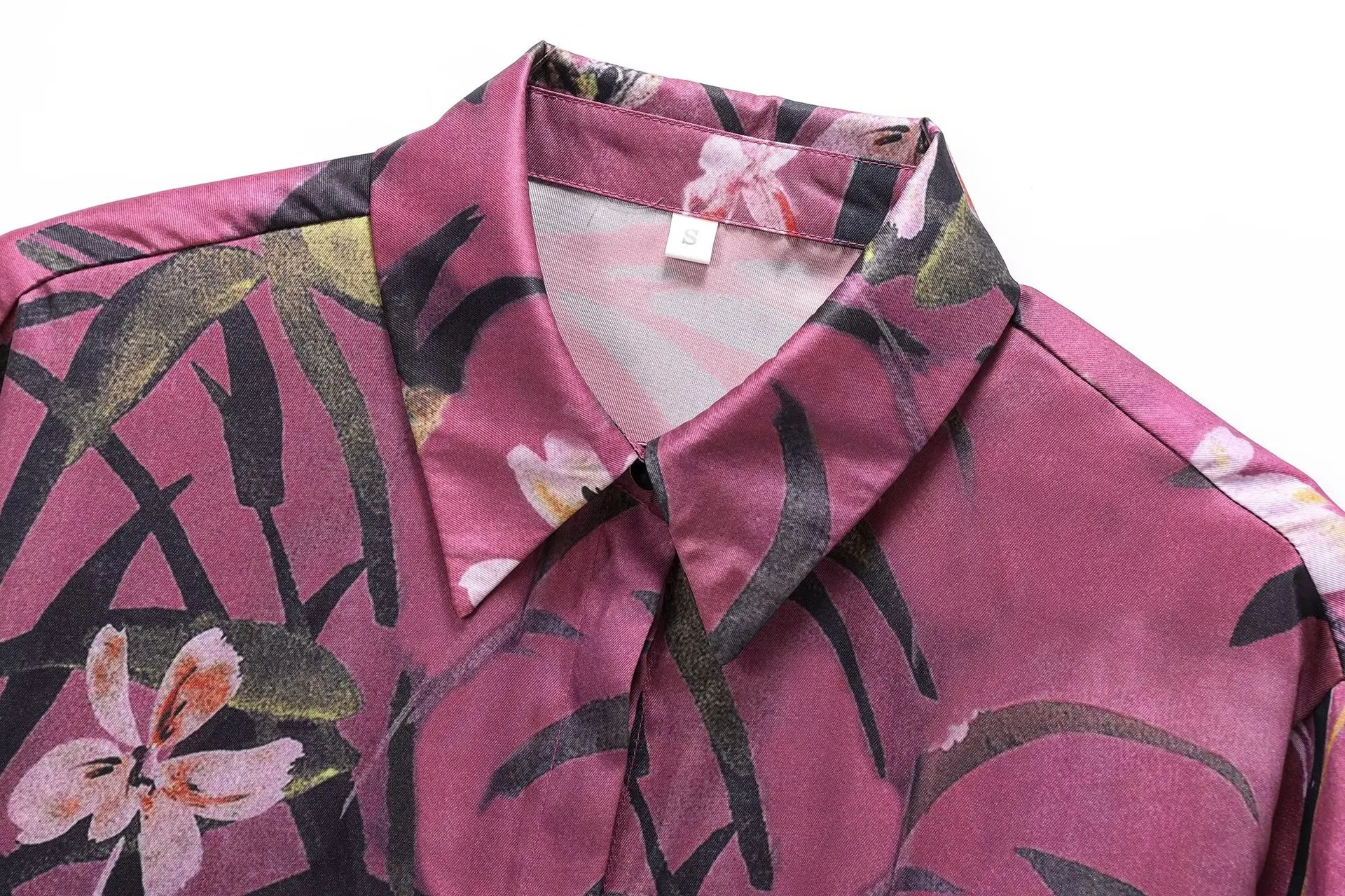 Women's Clothing Hot Sale At  Fashion Casual Long Sleeve Lapel Drape Shirt display picture 7
