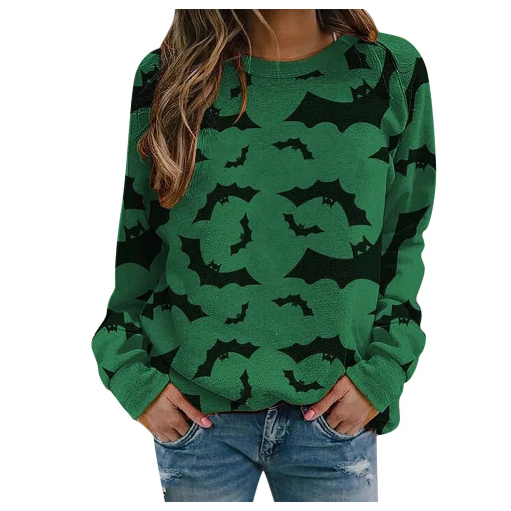 Autumn And Winter New    Halloween Series Women's Round Neck Sweater Loose Casual display picture 6