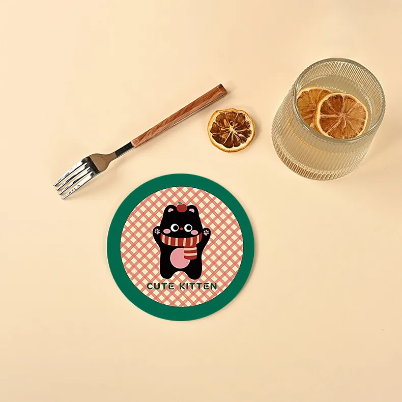 Heat Proof Mat Customized Dining Table Cushion American Style Anti-Scald Household Cushion Bowl Mat Dish Mat Plate Vegetable Mat Pot Mat Coaster display picture 3