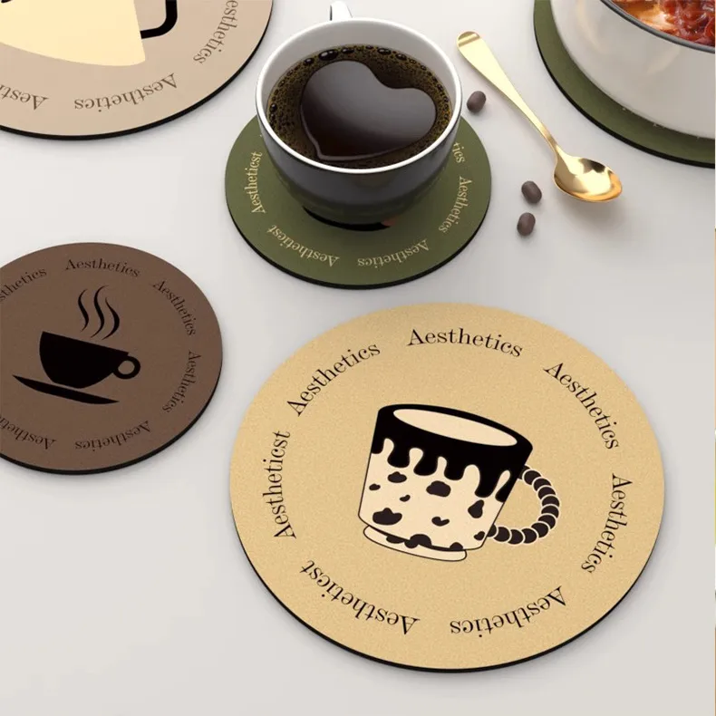 Plate Mat Customized Heat Proof Mat Anti-Scald Table Top Protective Pad Mat Vegetable Mat Water-Absorbing Quick-Drying Coaster Non-Slip Waterproof display picture 1