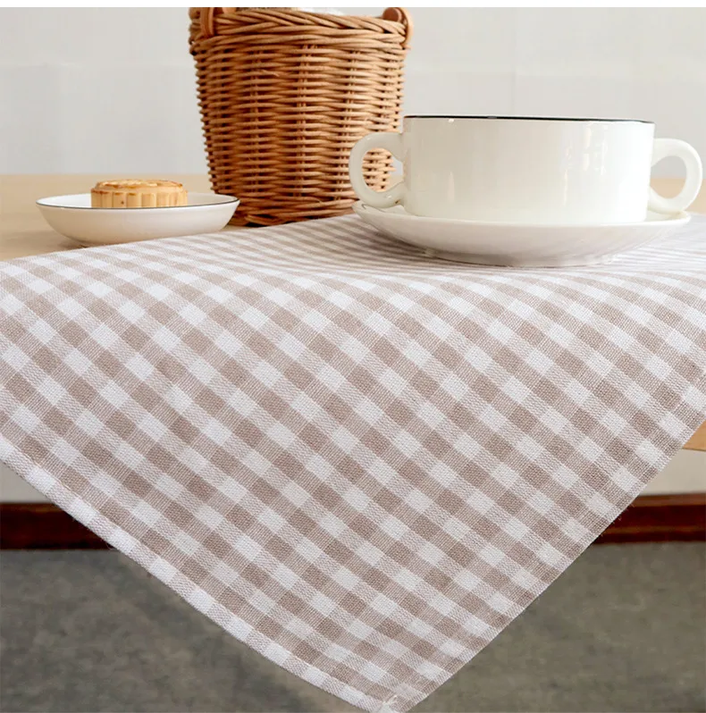 Fabric Napkin Factory In Stock Kitchen Napkin Wholesale Household Plaid Napkin Cotton Square Napkin Cloth Tea Towel display picture 5