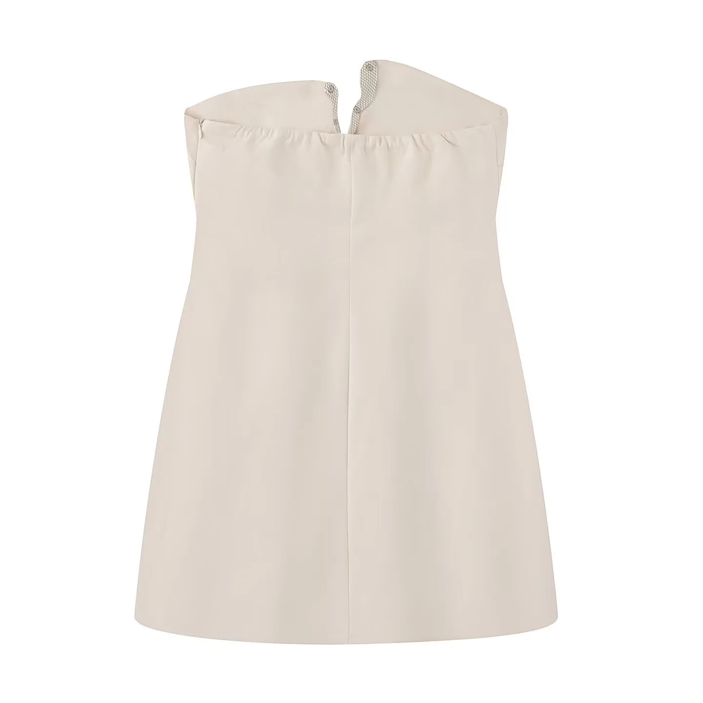 Sexy Shoulder Bared Gown Diamond Design Fashionable Summer New Arrival Women's Dress High Waist A-Line Skirt Knee-Length V-Neck display picture 1
