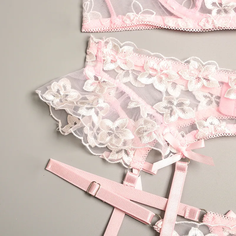 Nihaowholesale Wholesale New Fashion Embroidered Lace See-through Underwear display picture 24