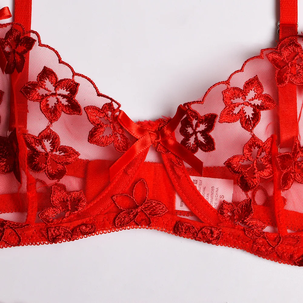 Nihaowholesale Wholesale New Fashion Embroidered Lace See-through Underwear display picture 37