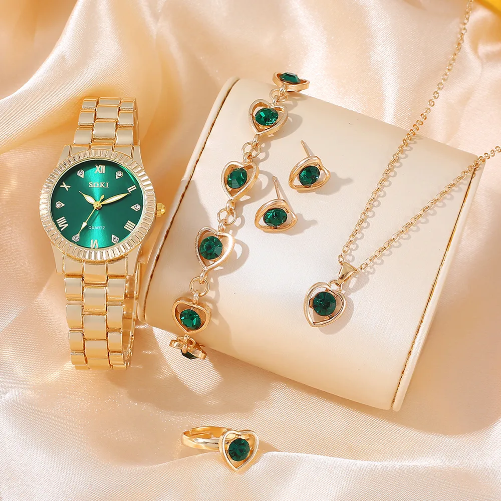 Casual Color Block Buckle Quartz Women's Watches display picture 15