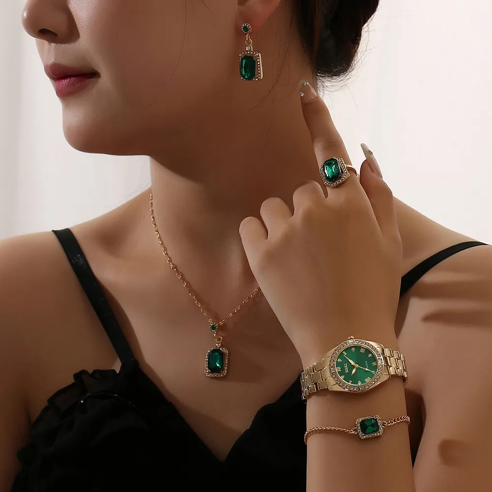 Casual Color Block Buckle Quartz Women's Watches display picture 10