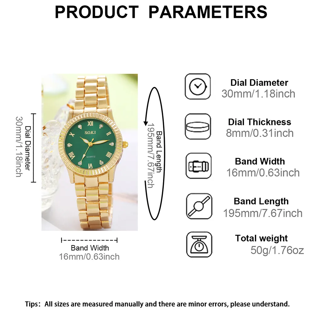 Casual Color Block Buckle Quartz Women's Watches display picture 20