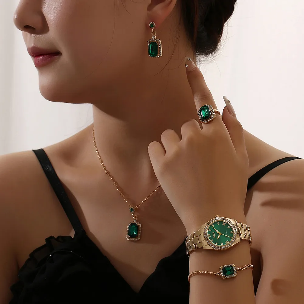 Casual Color Block Buckle Quartz Women's Watches display picture 9
