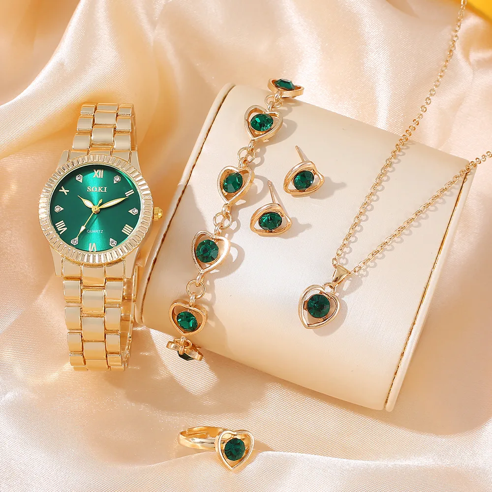 Casual Color Block Buckle Quartz Women's Watches display picture 16