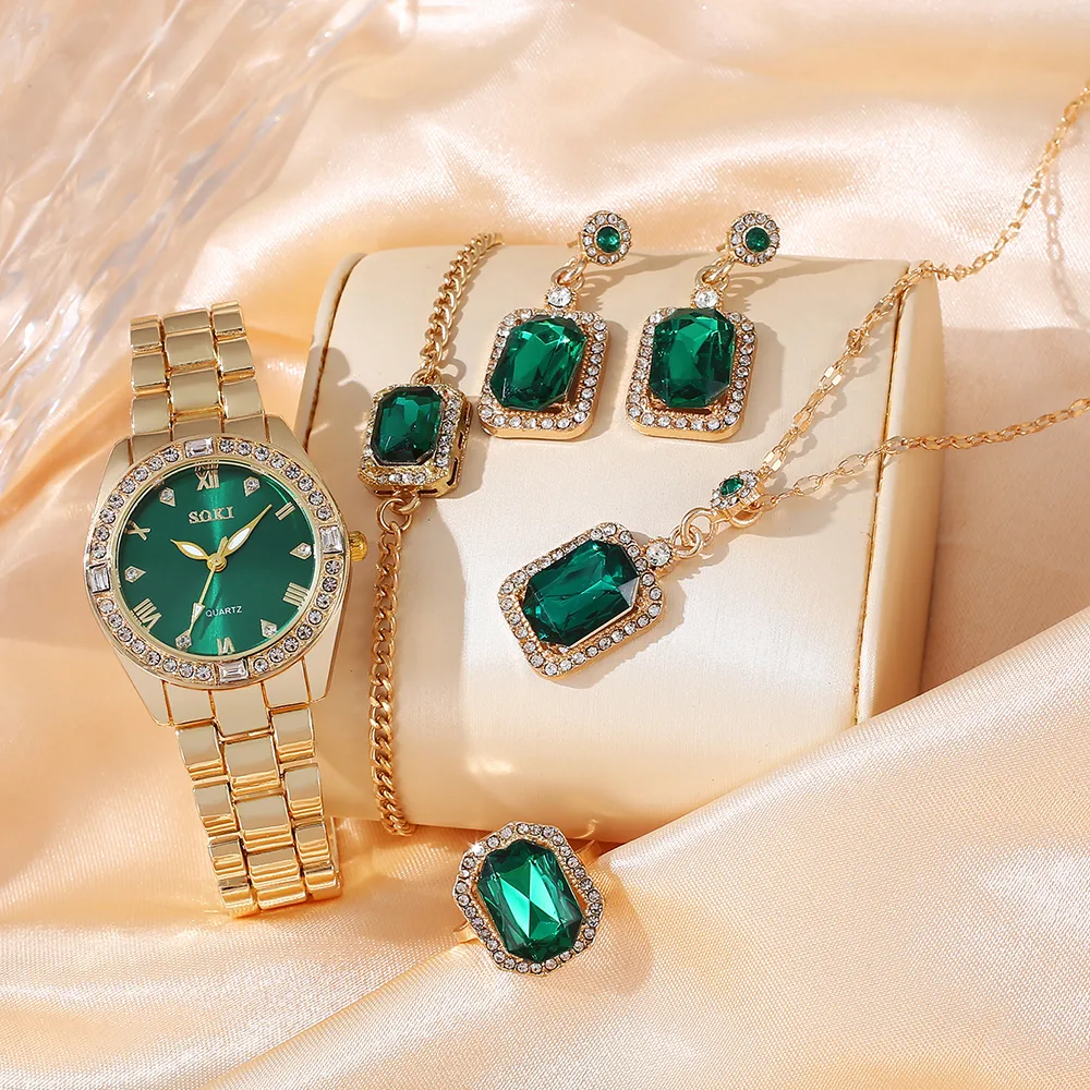 Casual Color Block Buckle Quartz Women's Watches display picture 5