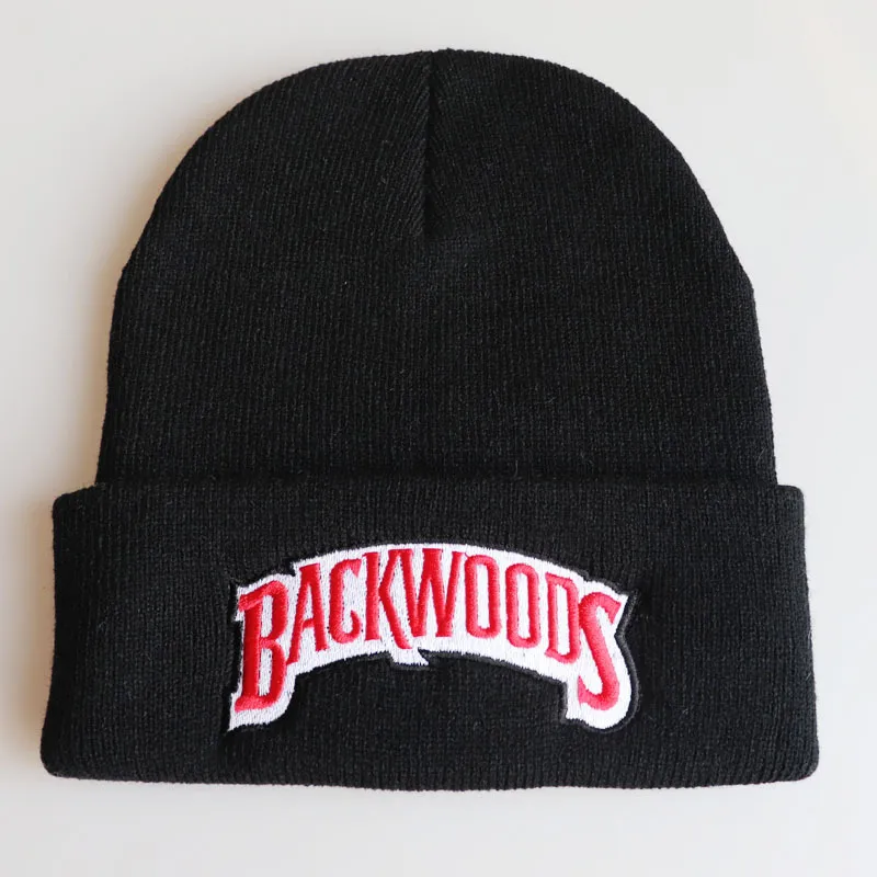 New Autumn And Winter Men's And Women's Warm Wool Hat BACKWOODS Letter Embroidery Men's And Women's Knitted Hat Pullover Hat display picture 16